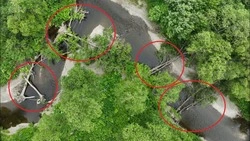 В Корсаковском районе спасают реки от заторов