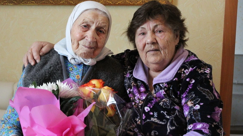 Агафья Косова  отметила 95 лет!