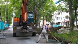 В Корсакове продолжается благоустройство общественных пространств