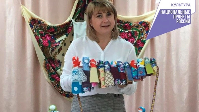 Мастер-класс по изготовлению обрядовых кукол прошел в Третьей Пади