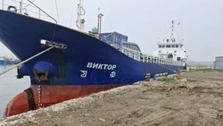 Теплоход «Виктор» доставит стройматериалы в Северо-Курильск после цунами