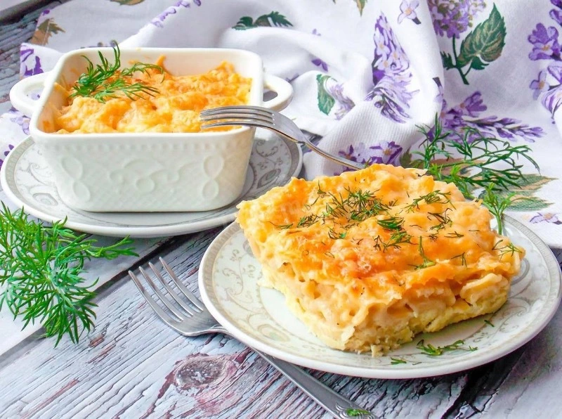  Макароны с сыром и беконом в духовке: пошаговый рецепт 
