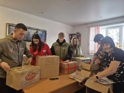 Из Корсакова на СВО отправлена  большая партия гуманитарной помощи
