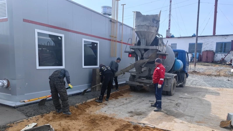 Строительство четырех газовых котельных завершается в Корсаковском районе