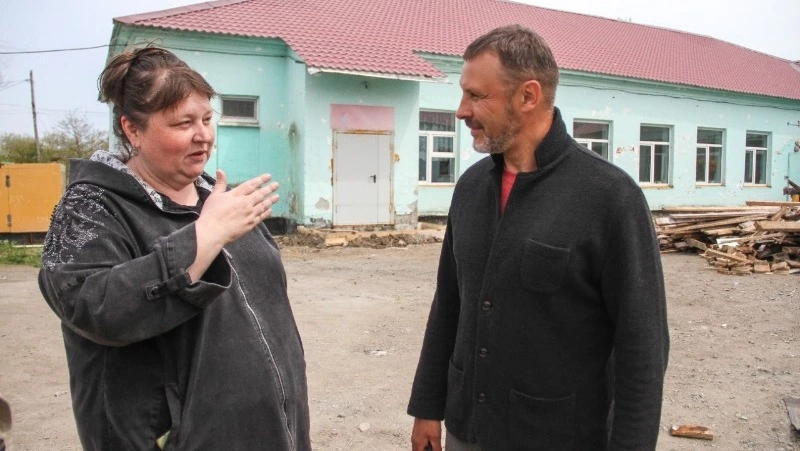 В селе Озерском капитально ремонтируют школу