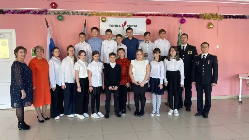 Школьники из села Соловьевка стали «Юными друзьями пограничников»