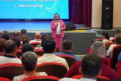Глава Корсаковского округа Наталия Куприна провела встречу с жителями Соловьёвки