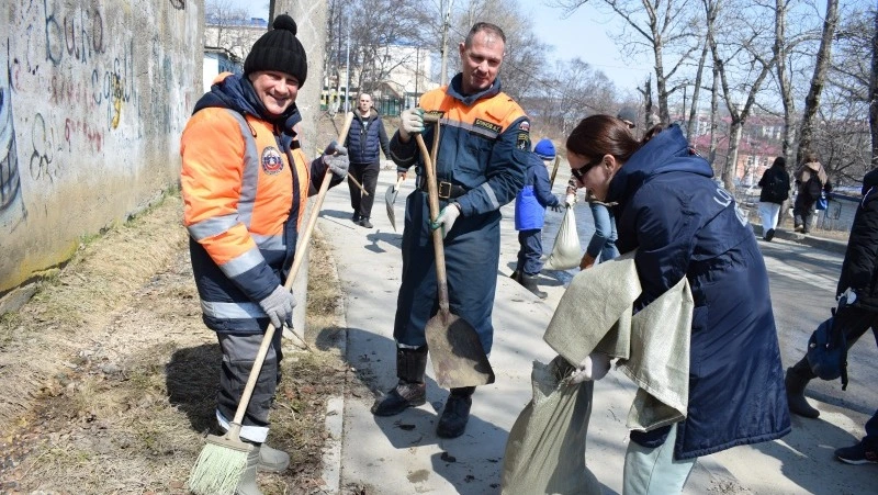 «Чистые пятницы» в Корсакове: город готовится к лету