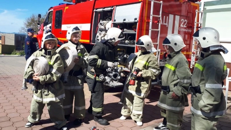 Урок безопасности для школьников Корсаковского района