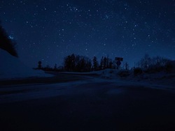 Ночное небо над островом: красивые фотографии с Сахалина 