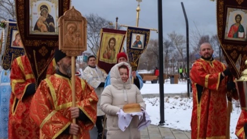 В Корсакове встретили Светлую Пасху