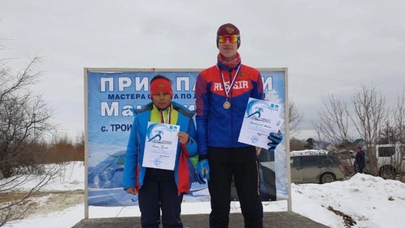 Корсаковские лыжники дважды отличились на региональных  соревнованиях