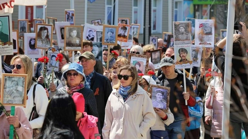 Корсаков торжественно отметил 80-летие Великой Победы