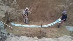 В Корсакове ведутся работы по обновлению сетей водоснабжения