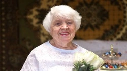 Жительница Корсакова отметила 91-летие