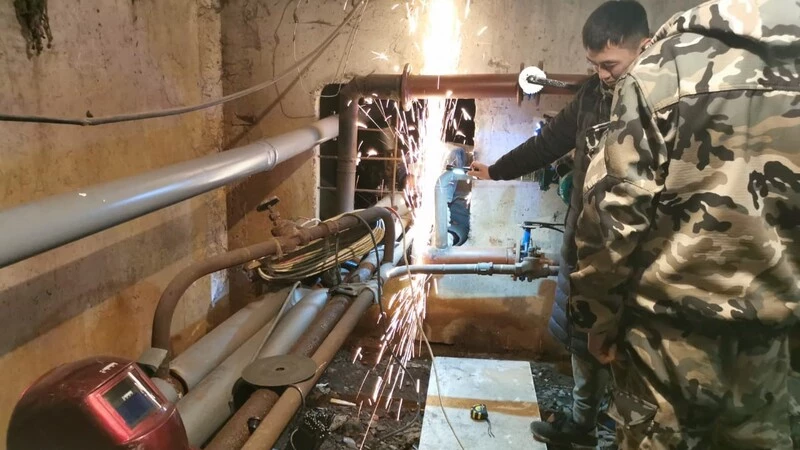 Теплоснабжение в доме по Калинина, 1 восстановлено