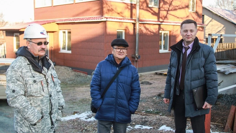 Первые дома в Корсакове готовы к приему газа