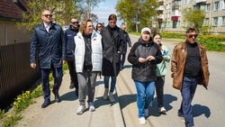 По Лермонтова и Восточной: мэр Корсакова проверила состояние улиц в ходе рабочей субботы