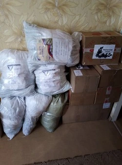 Корсаковцы отправили посылки бойцам СВО