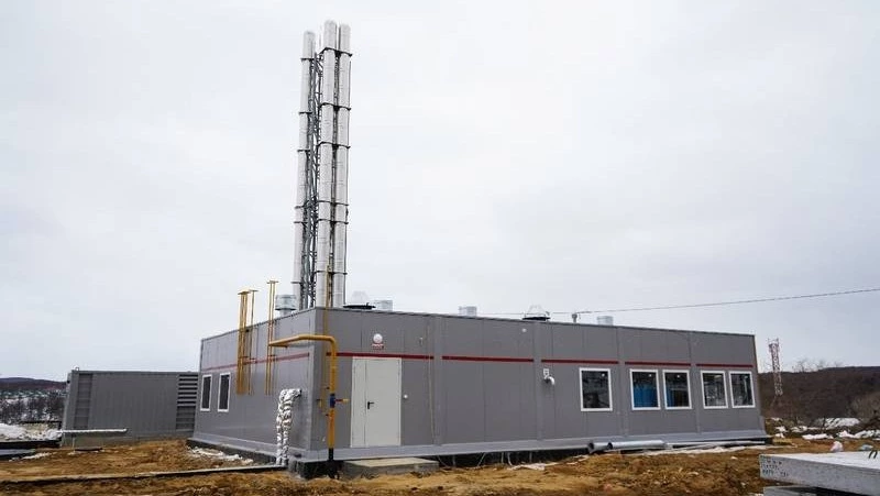Очередную газовую котельную готовят к запуску в Корсаковском районе