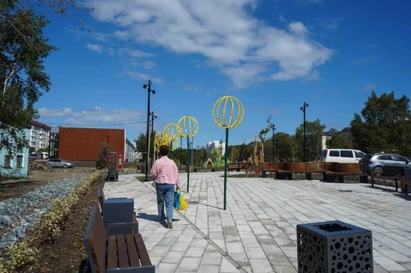 В 16 районах Сахалинской области завершилось благоустройство общественных пространств 